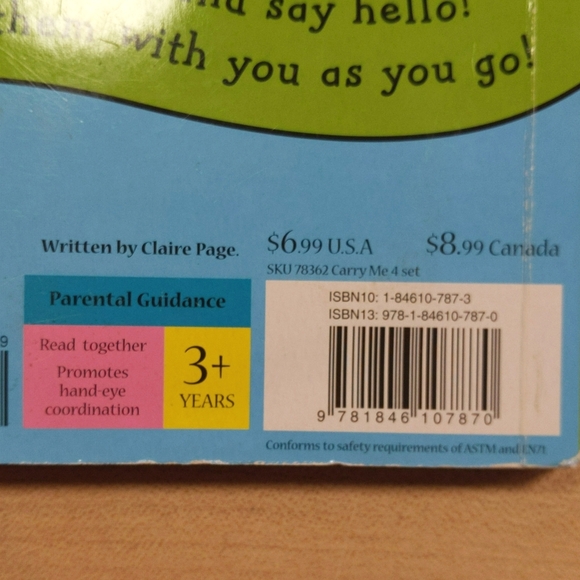 carry me farm animals baby toddler touch & feel board book - Picture 5 of 7